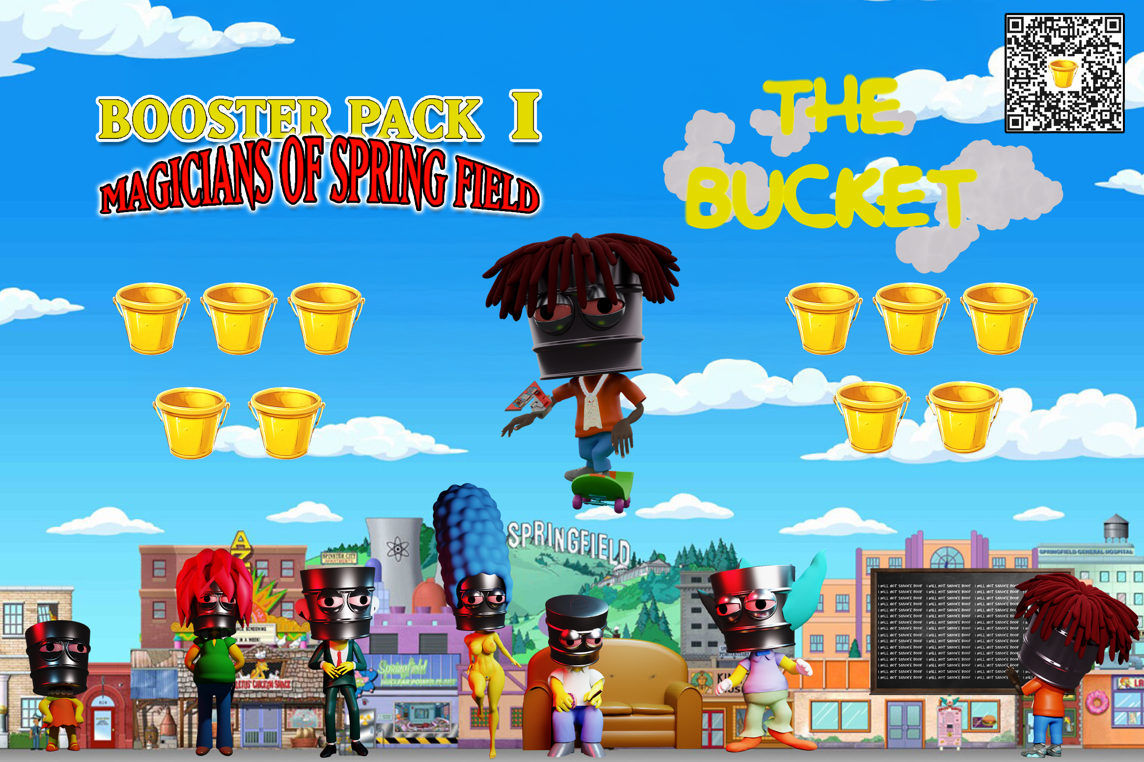 Magicians of Springfield sticker sheet - 3 pack